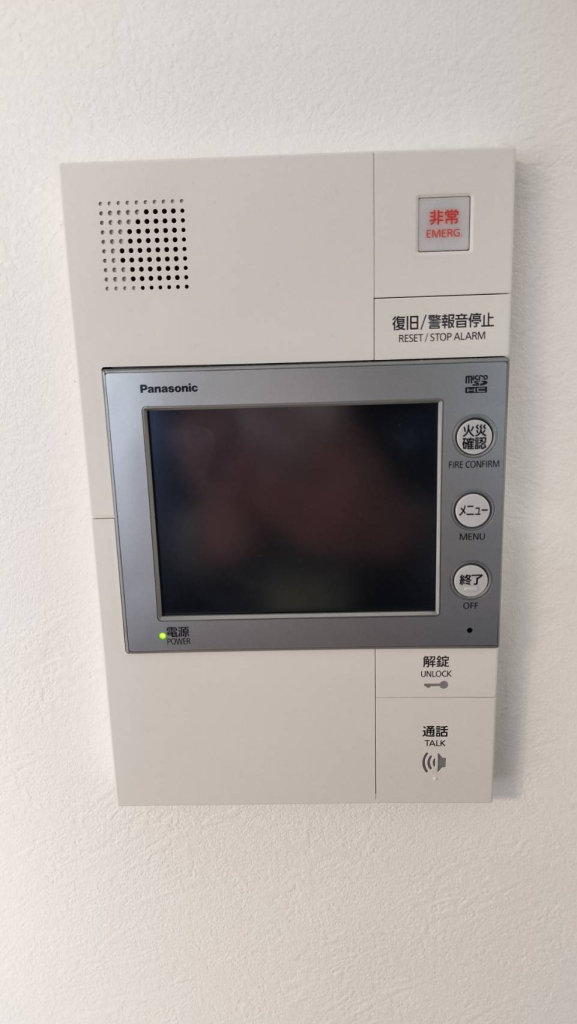 モニター付きインターホン