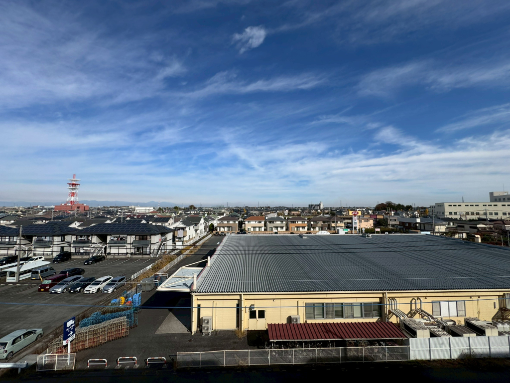 北側バルコニーも眺望良好