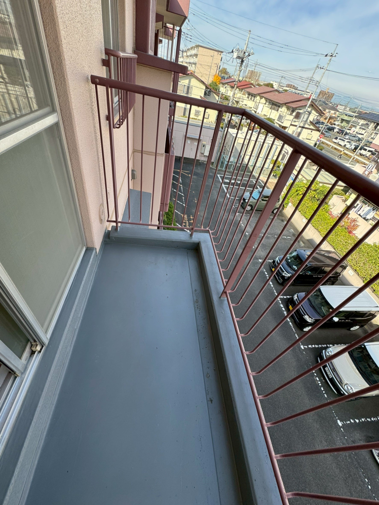 北側バルコニー