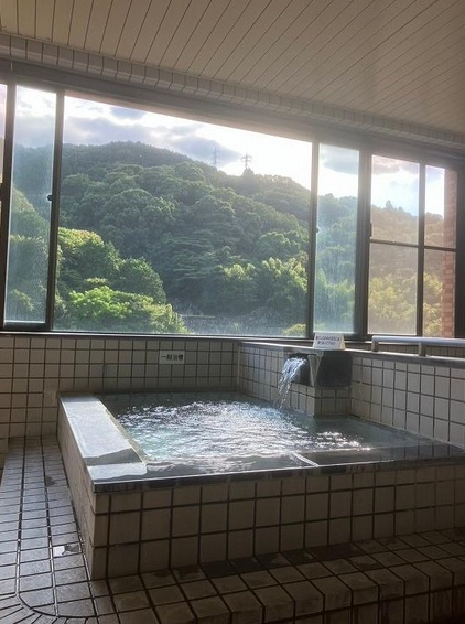 温泉大浴場からの眺望
