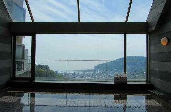 温泉大浴場からの眺望