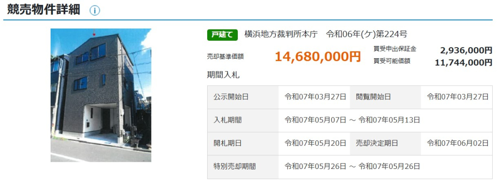 吉野町駅徒歩横浜市南区睦町一丁目一戸建物件不動産任意売却競売物件入札サポートリビングホーム