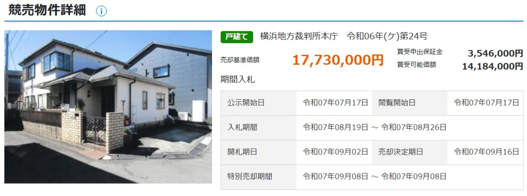 小田急線南林間駅徒歩圏大和市下鶴間一戸建物件不動産任意売却競売物件入札サポートリビングホーム