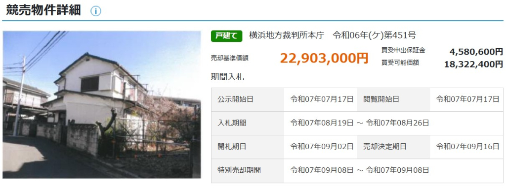 東急上大岡駅徒歩圏港南区港南一丁目一戸建物件不動産任意売却競売物件入札サポートリビングホーム