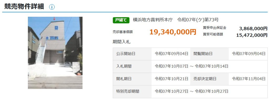 小田急江ノ島線鵠沼海岸駅徒歩圏一戸建て物件不動産任意売却競売物件入札サポートリビングホーム