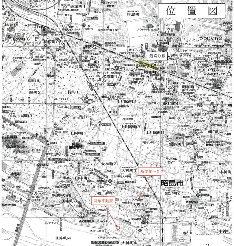 昭島駅昭島市大神町4丁目一戸建て物件不動産任意売却競売物件入札サポートリビングホーム