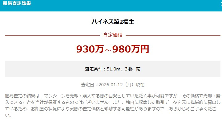福生駅東福生駅徒歩ハイネス第二福生２ＬＤＫ物件不動産任意売却競売物件入札サポートリビングホーム