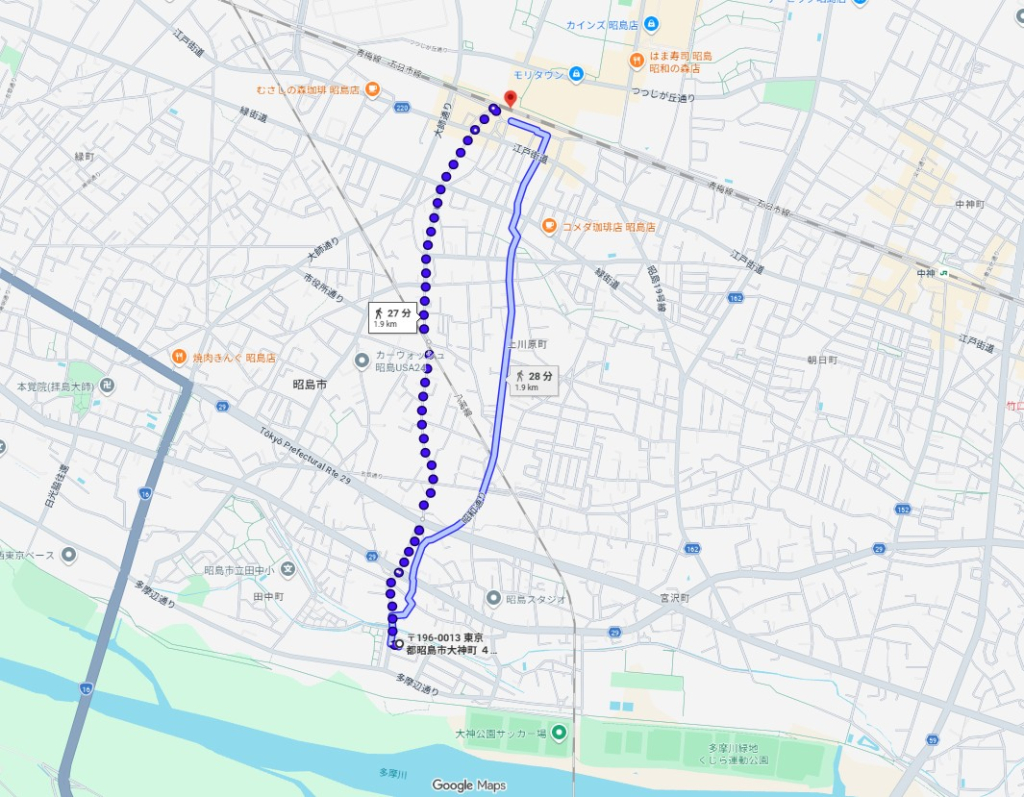 昭島駅バス昭島市大神町4丁目4ＬＤＫ一戸建て物件不動産任意売却競売物件入札サポートリビングホーム