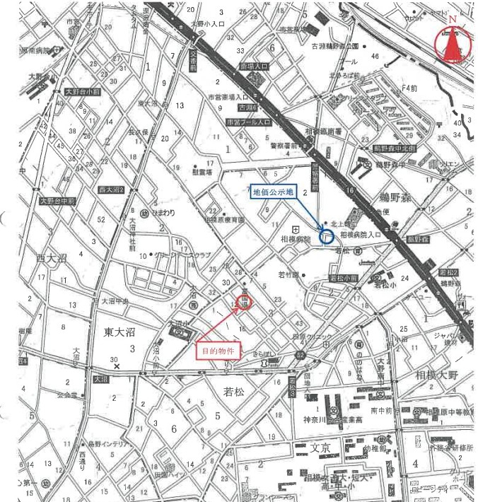 小田急線相模大野駅相模原市南区若松3丁目 戸建て物件不動産任意売却競売物件入札サポートリビングホーム