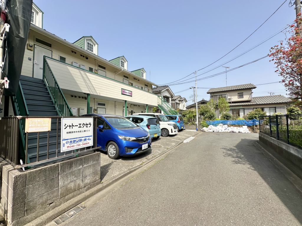 北西側道路に向けて撮影 