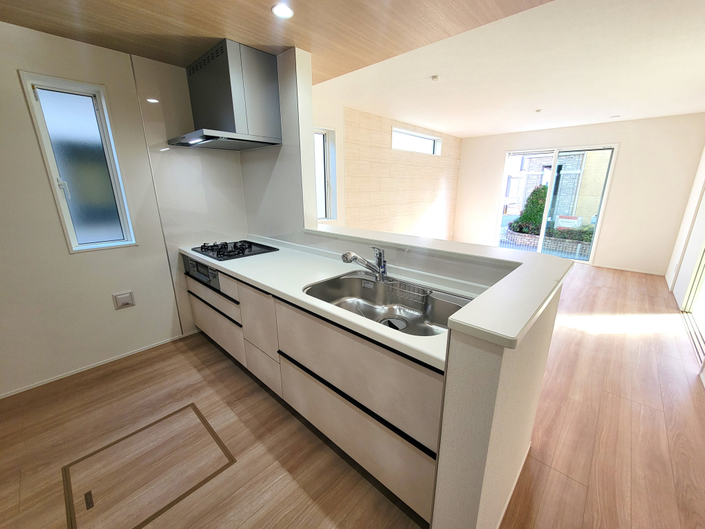 ☆カウンターキッチン　☆☆ 朝はご主人様と談笑する。カウンターキッチンだからこそ可能な日常