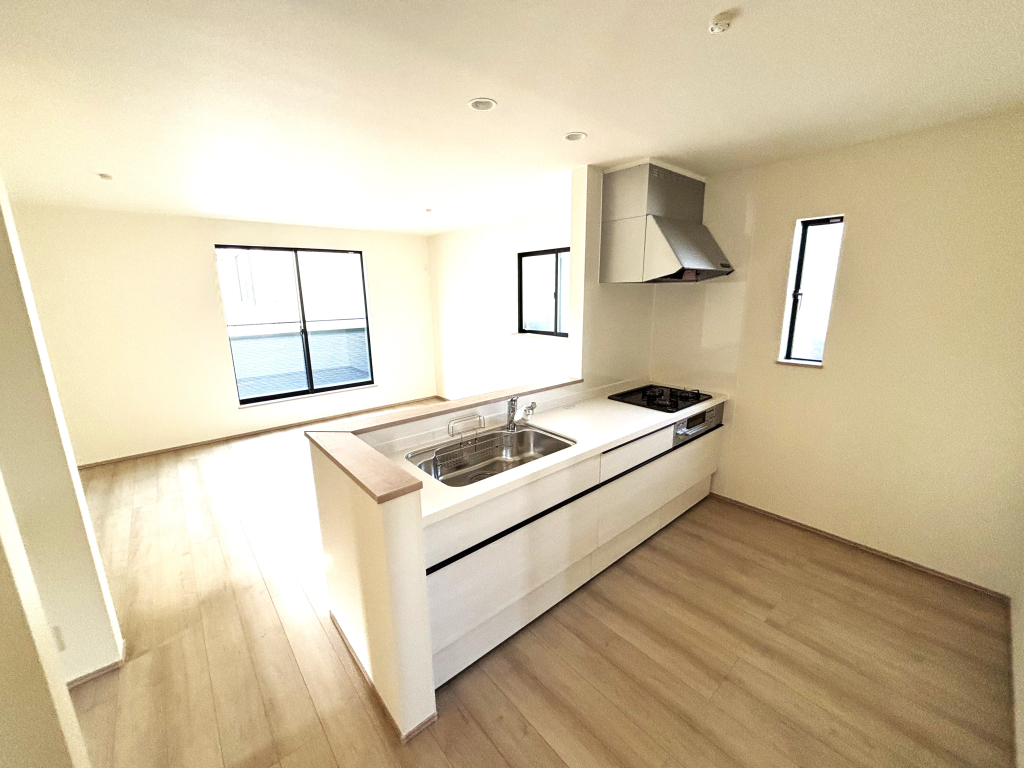 ☆カウンターキッチン ☆☆ 朝はご主人様と談笑する。カウンターキッチンだからこそ可能な日常