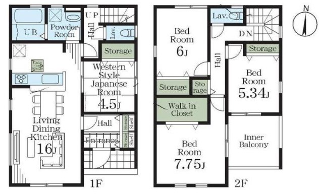 ２号棟　４，３８０万円