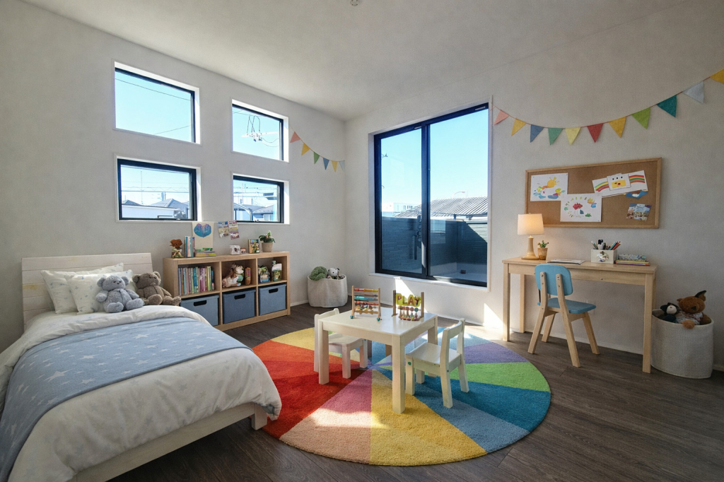 ☆明るさと風通しの良さ☆心地の良いお部屋はお子様の成長にも良い影響を与えます。