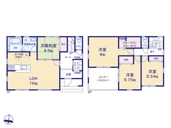 ２号棟　３，６８０万円