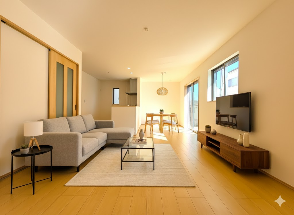 ☆明るさ。風通し。開放感に満たされる　☆☆ 家族が集まるリビングで大事な要素