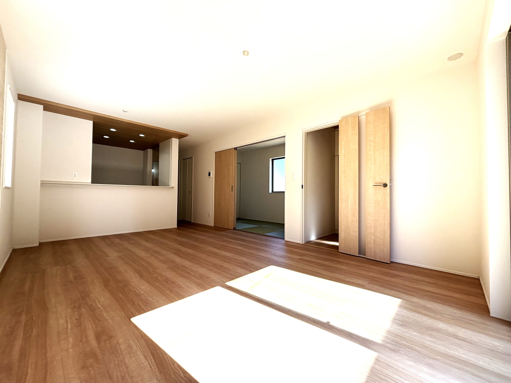 ☆大空間リビングは家族のオアシスへ☆ 毎日家族が笑顔で生活する空間であるリビング。