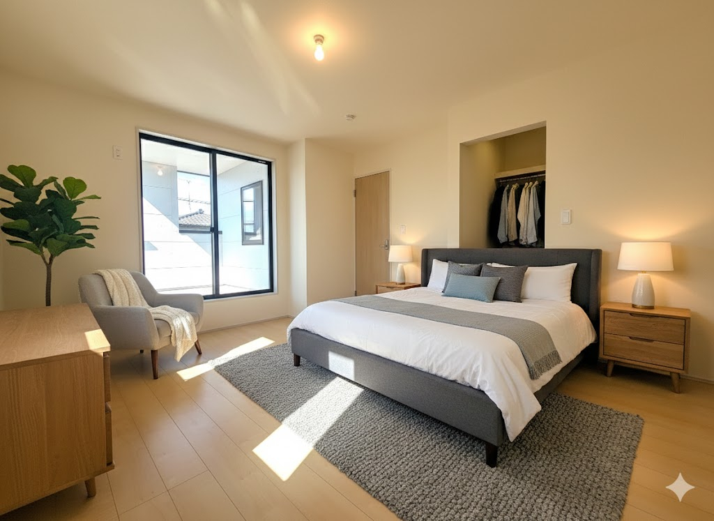 1号棟☆明るさと風通しの良さ☆☆ 一戸建てのお部屋の魅力は陽当たりと風通しの良さ。