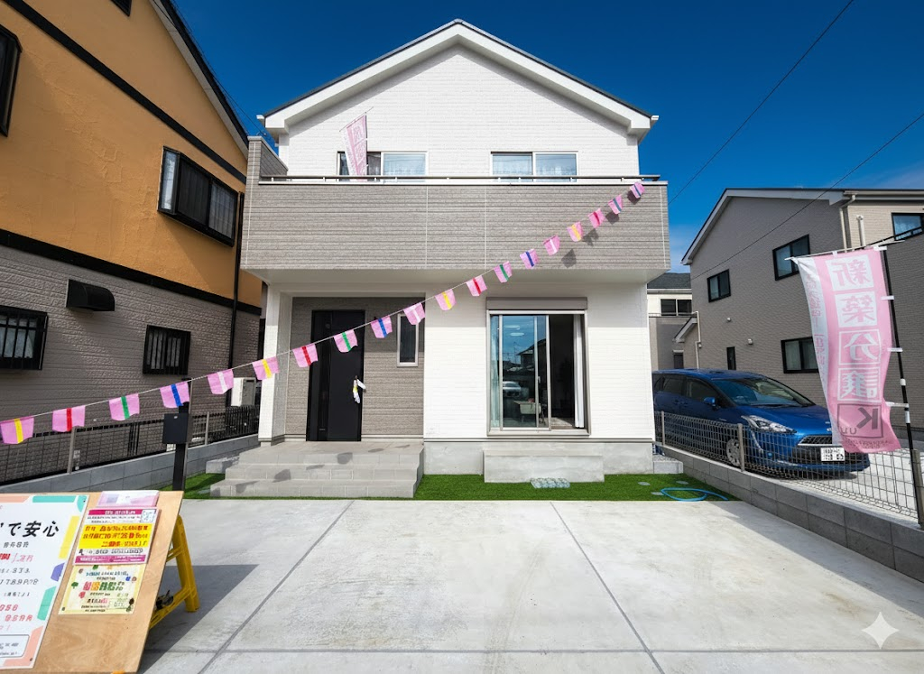 ☆マイホームの喜びを感じる陽当たりの良さ・開放感☆ 憧れのマイホームに相応しい美しく映える外観です。