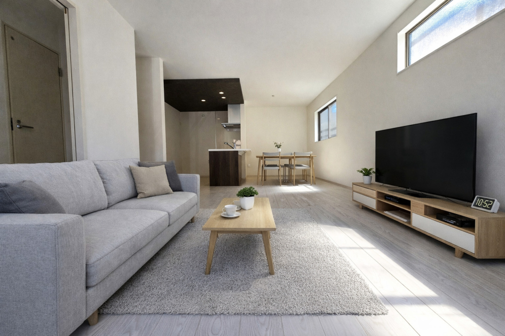 ☆明るさ。風通し。開放感に満たされる　☆☆ 家族が集まるリビングで大事な要素