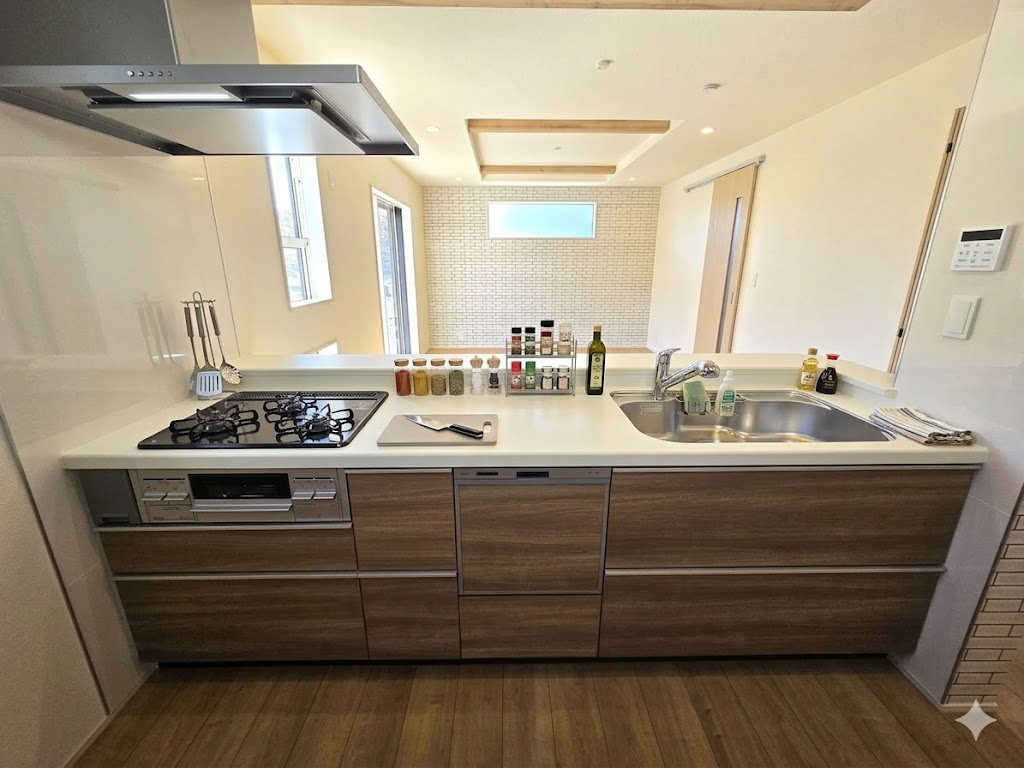 ☆奥様の聖地・カウンターキッチン☆ 収納豊富で使い勝手良いカウンターキッチンは奥様に大切な空間