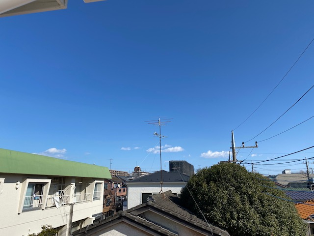３階からの景色は２階建とは違います