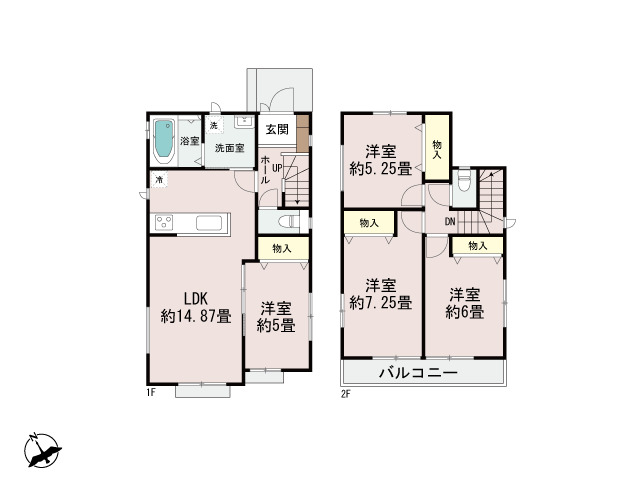 ２号棟間取り