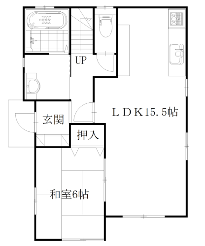 １階間取り