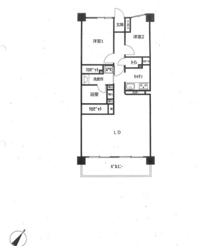 新横浜駅クリオ新横浜1番館2LDKマンション物件不動産任意売却競売物件入札サポートリビングホーム