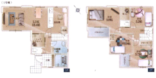 １号棟　３，５９９万円