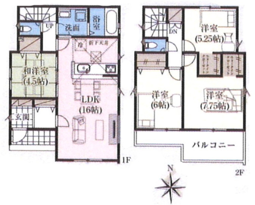 ２号棟　３，８９９万円