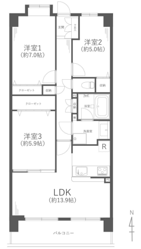 【間取図】