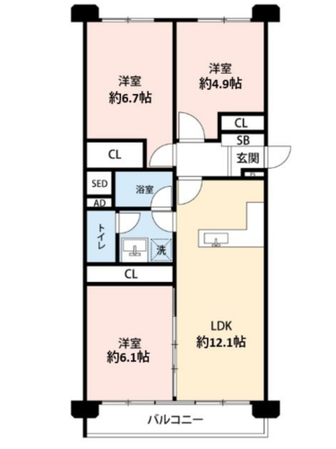 【間取図】