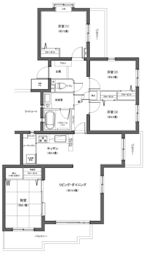 【間取図】
