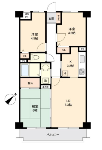 【間取図】