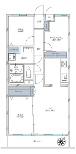 【間取図】